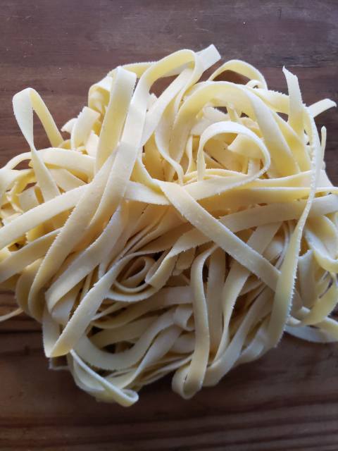 a plate of gluten-free pasta